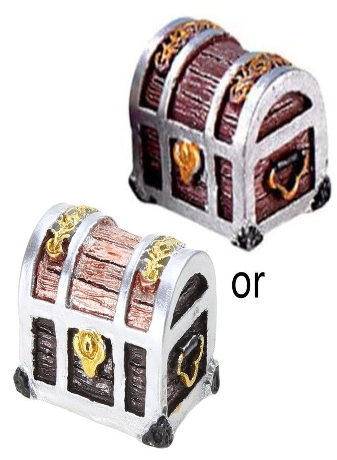 NUEAYMS Aquarium Small Treasure Chests Model Crafts Decoration Fishtank Landscape Supplies Fish Habitat Pirate Theme Aquariums Aquarium Landscaping - Image 2